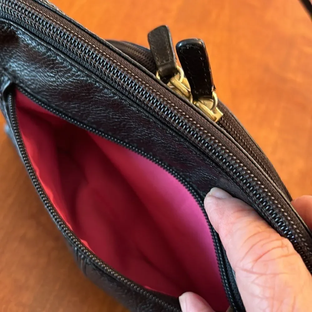 Stone Mountain Leather Crossbody Bag